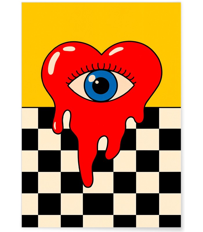 Affiche Cœur hypnotique