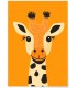 Affiche Girafe souriante