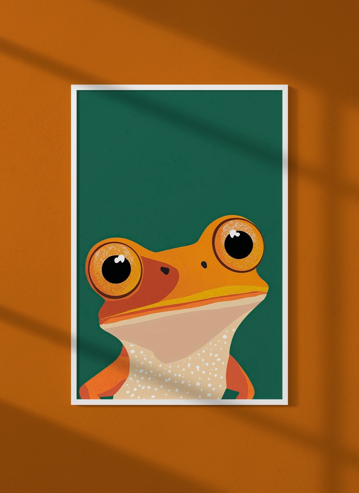 Affiche Grenouille rigolote