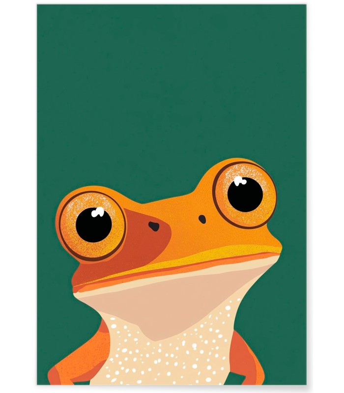 Affiche Grenouille rigolote | L’Afficherie