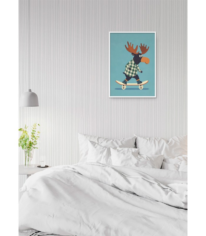Affiche Élan skateur