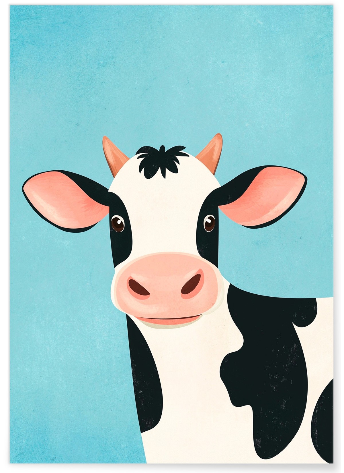 Affiche Vache souriante