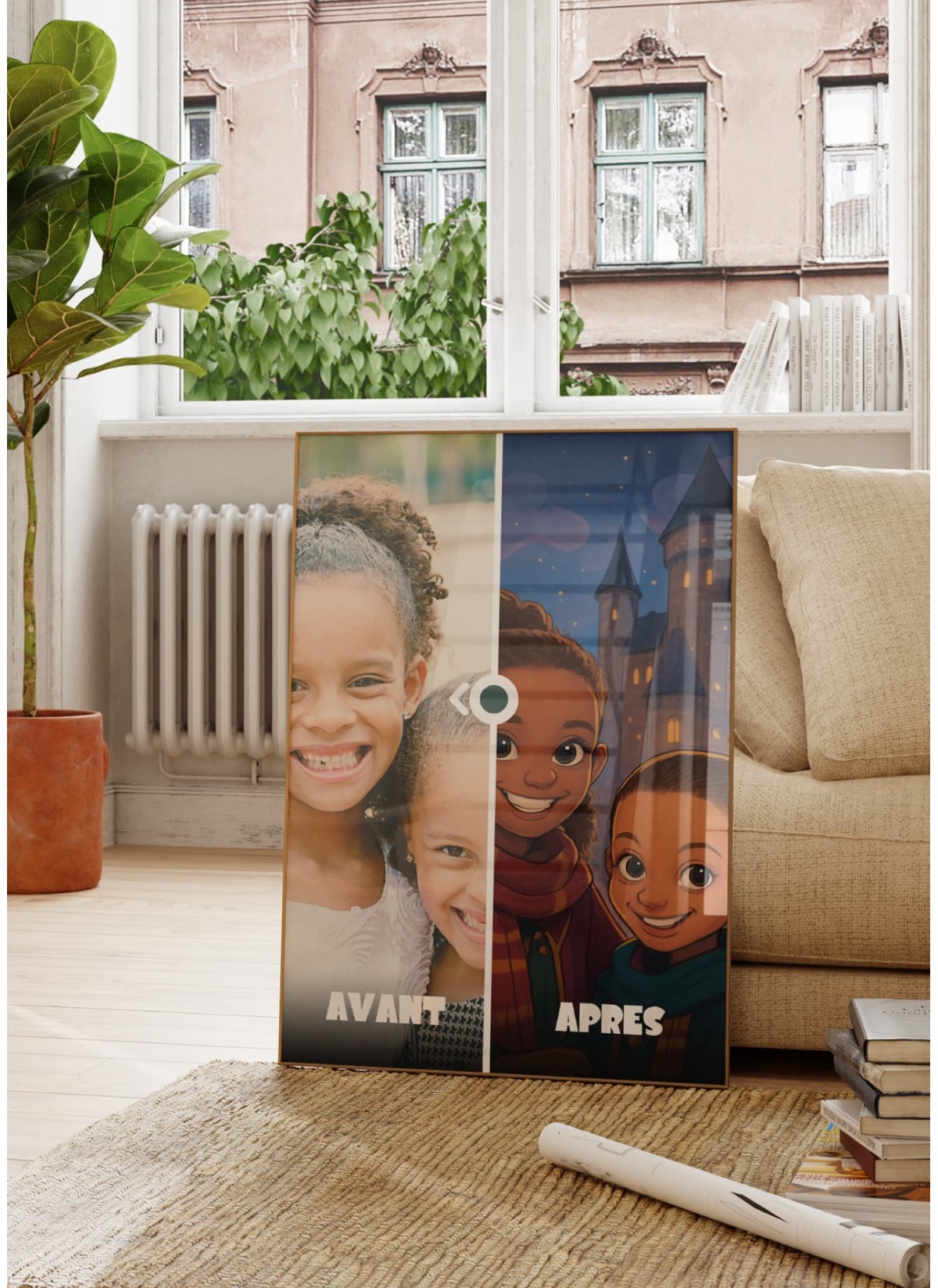 Affiche personnalisée univers des sorciers