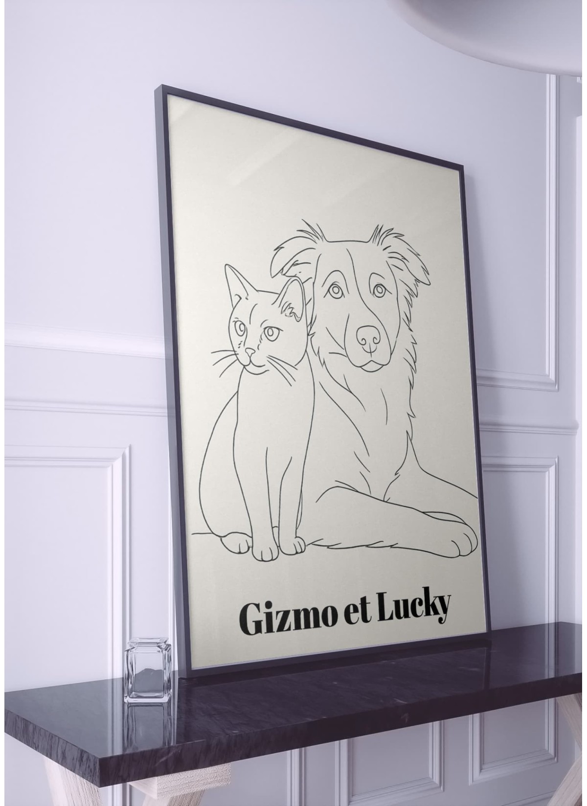 Affiche Personnalisée Line Art