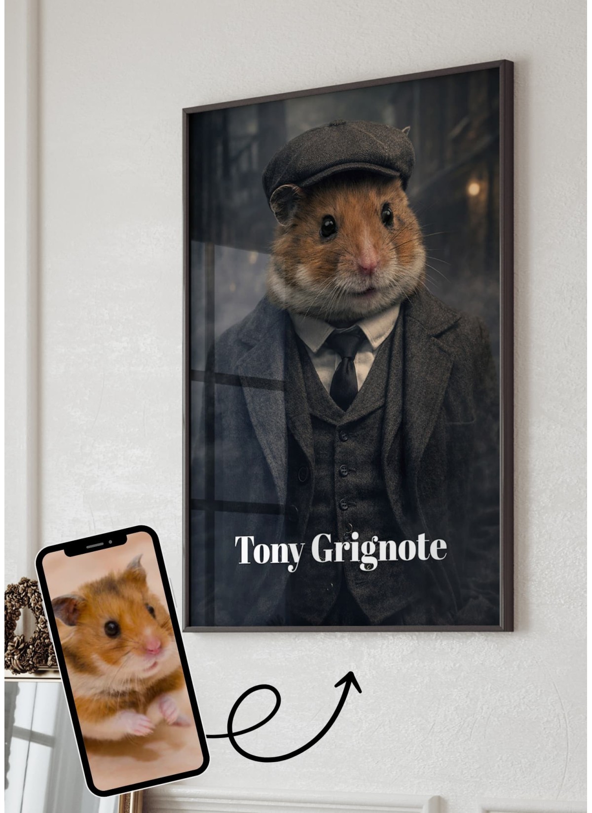 Affiche animaux style gangster