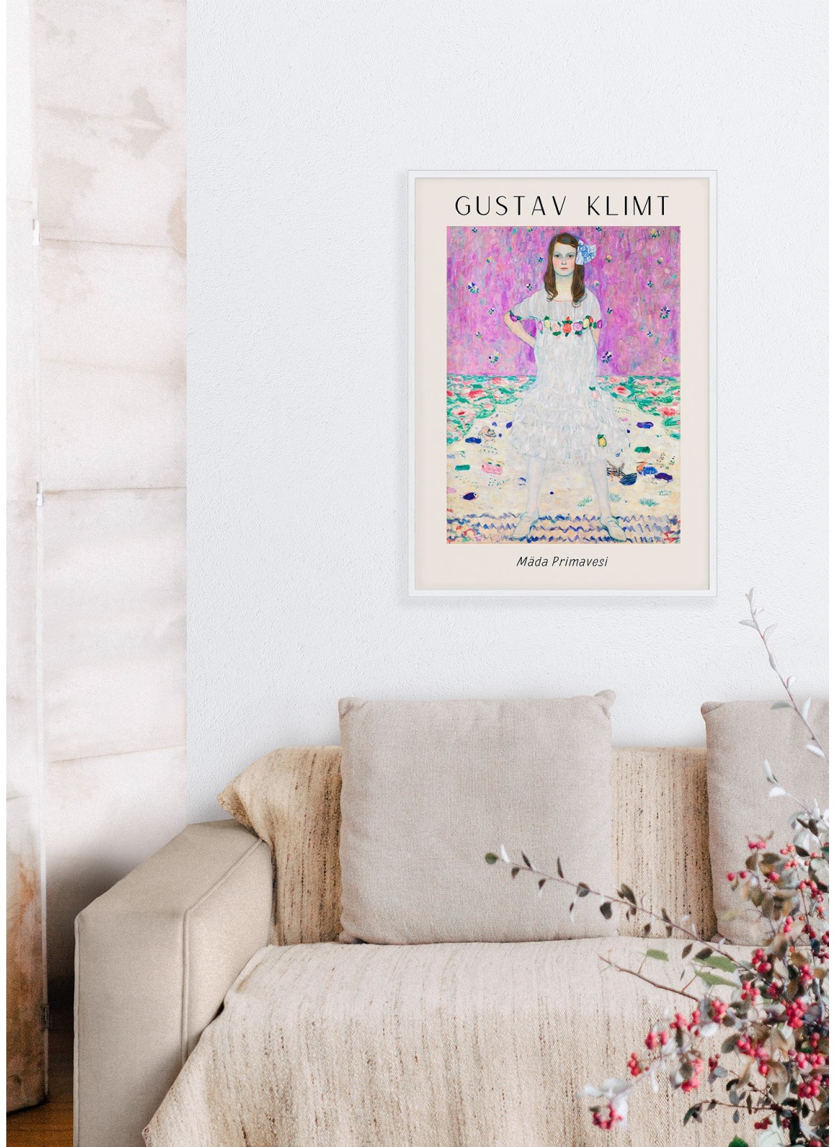 Affiche Gustav Klimt « Mâda Primavesi »