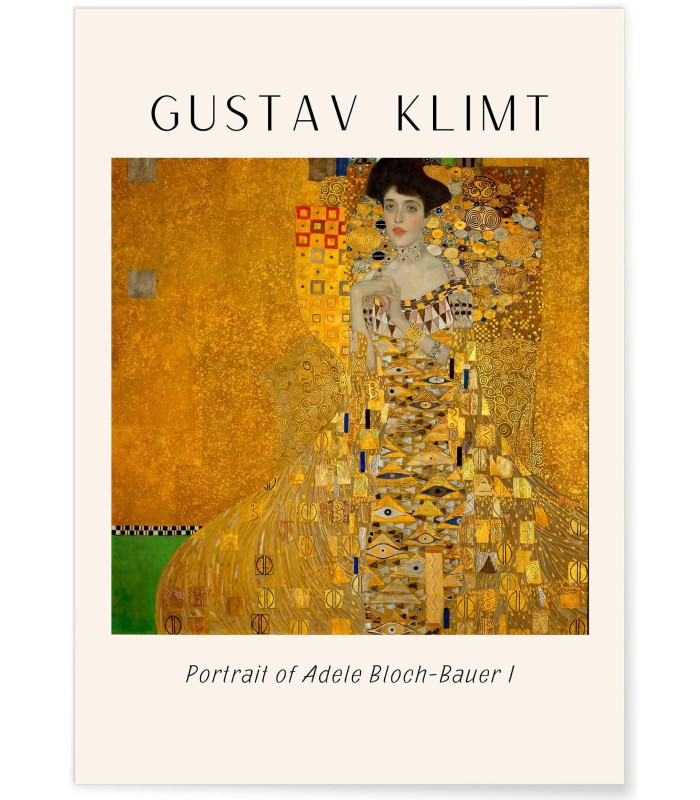 Affiche Gustav Klimt « Portrait of Adele Bloch-Bauer I »
