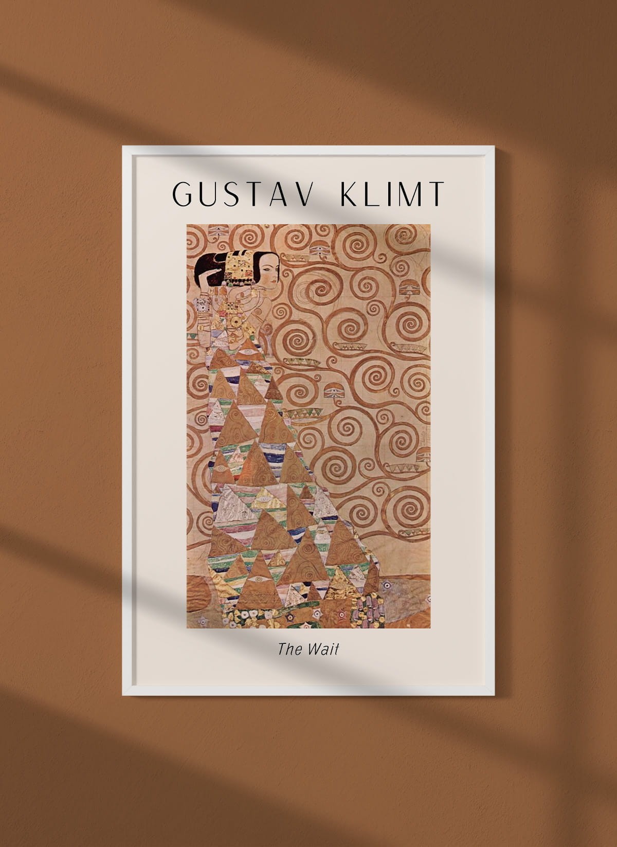 Affiche Gustav Klimt « The Wait »