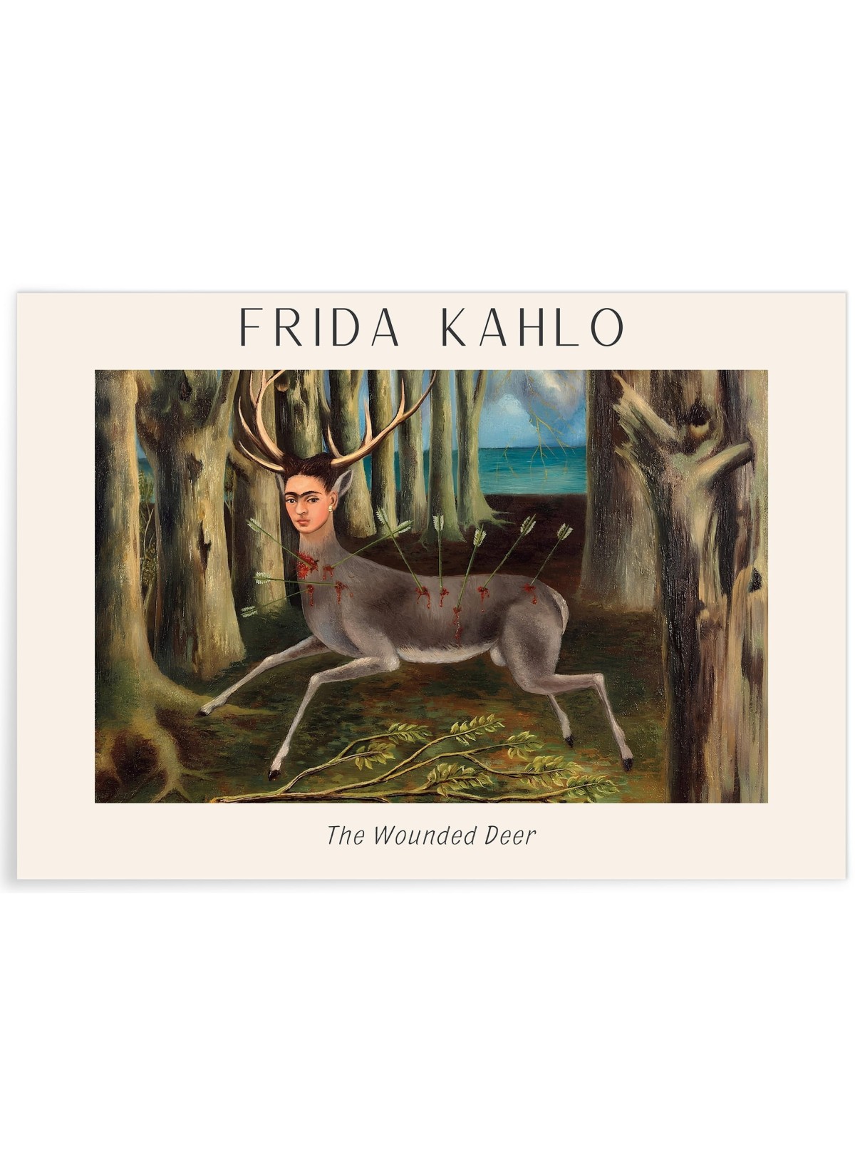 Affiche Frida Kahlo « The Wounded Deer »