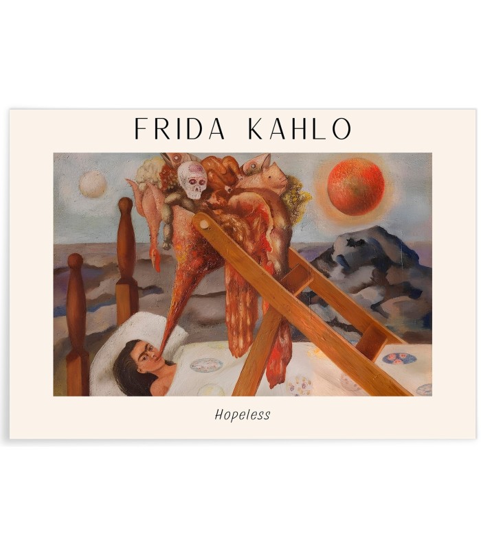 Affiche Frida Kahlo « Hopeless »