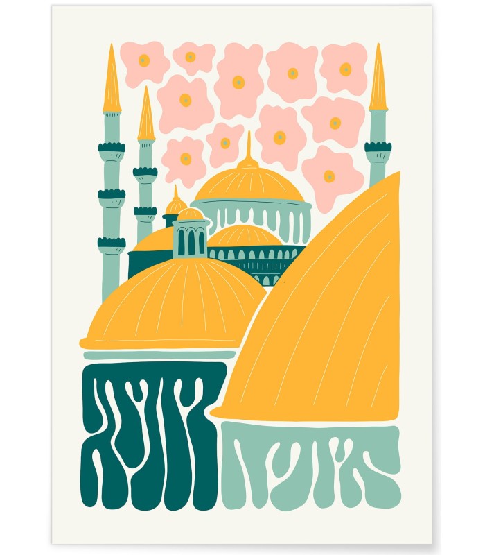 Affiche Istanbul Sainte-Sophie