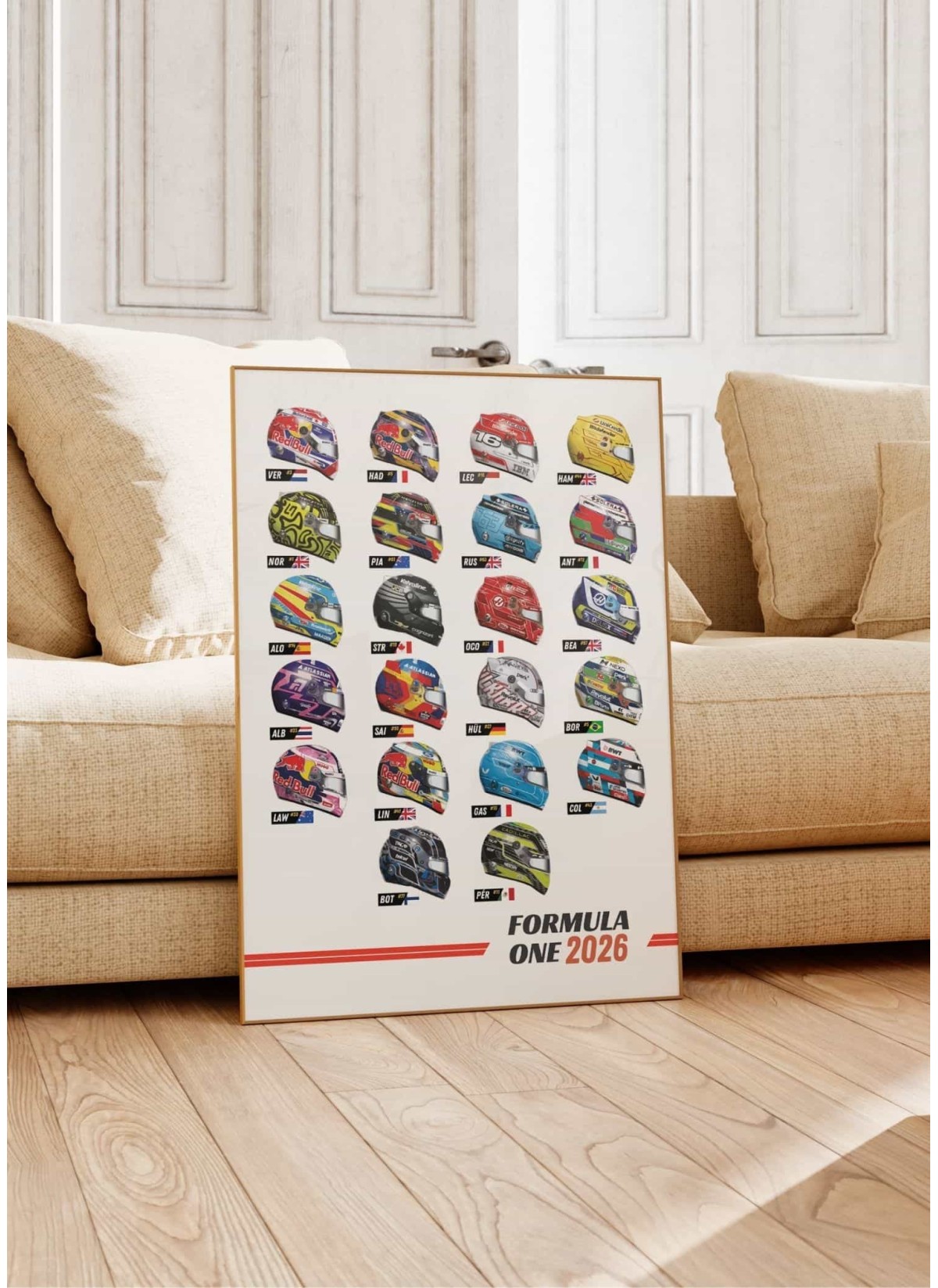 Affiche Championnat Formule 1 2026