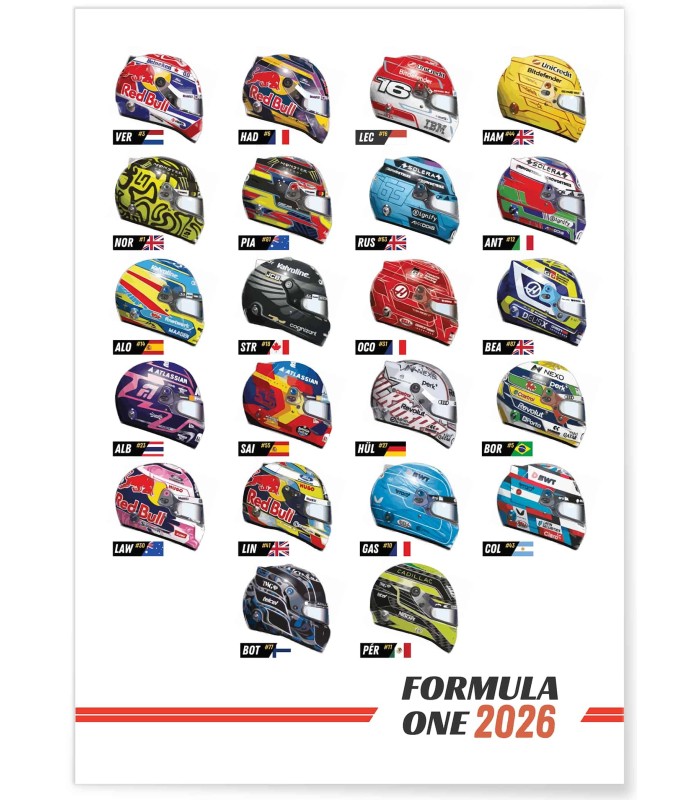 Affiche Championnat Formule 1 2026