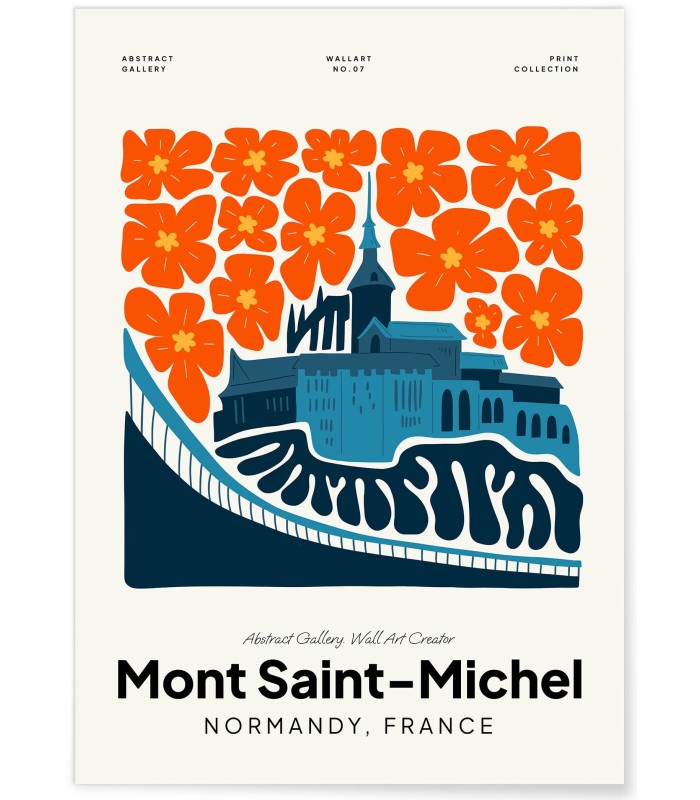 Affiche Mont Saint-Michel 3