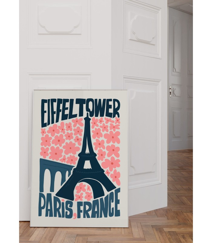 Affiche Paris 5 Tour Eiffel