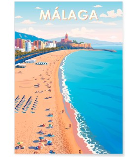 Affiche Málaga