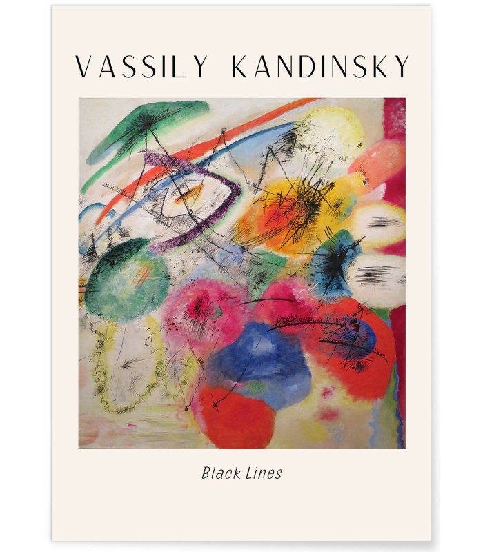 Affiche Vassily Kandinsky Black Lines