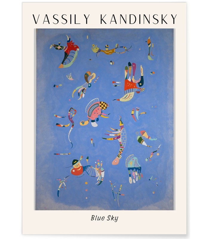 Affiche Vassily Kandinsky Blue Sky