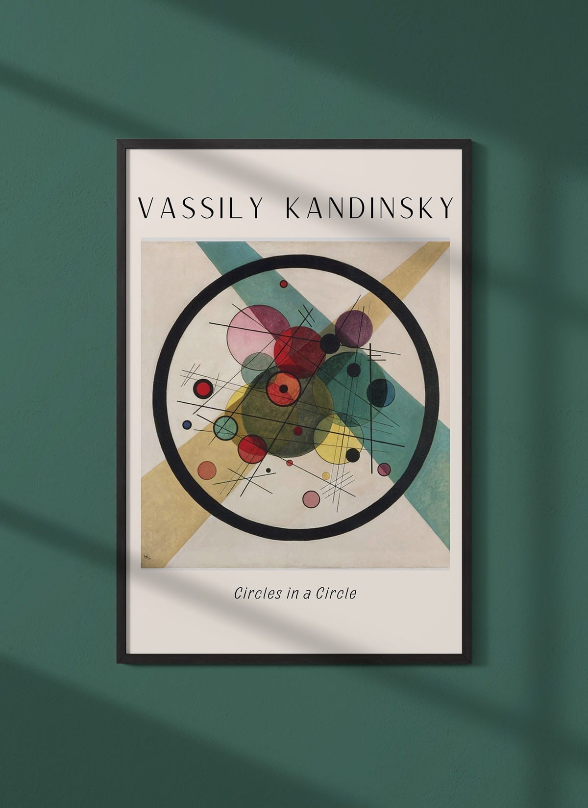 Affiche Vassily Kandinsky Circles in a Circle