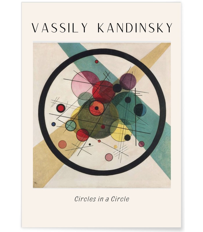 Affiche Vassily Kandinsky Circles in a Circle