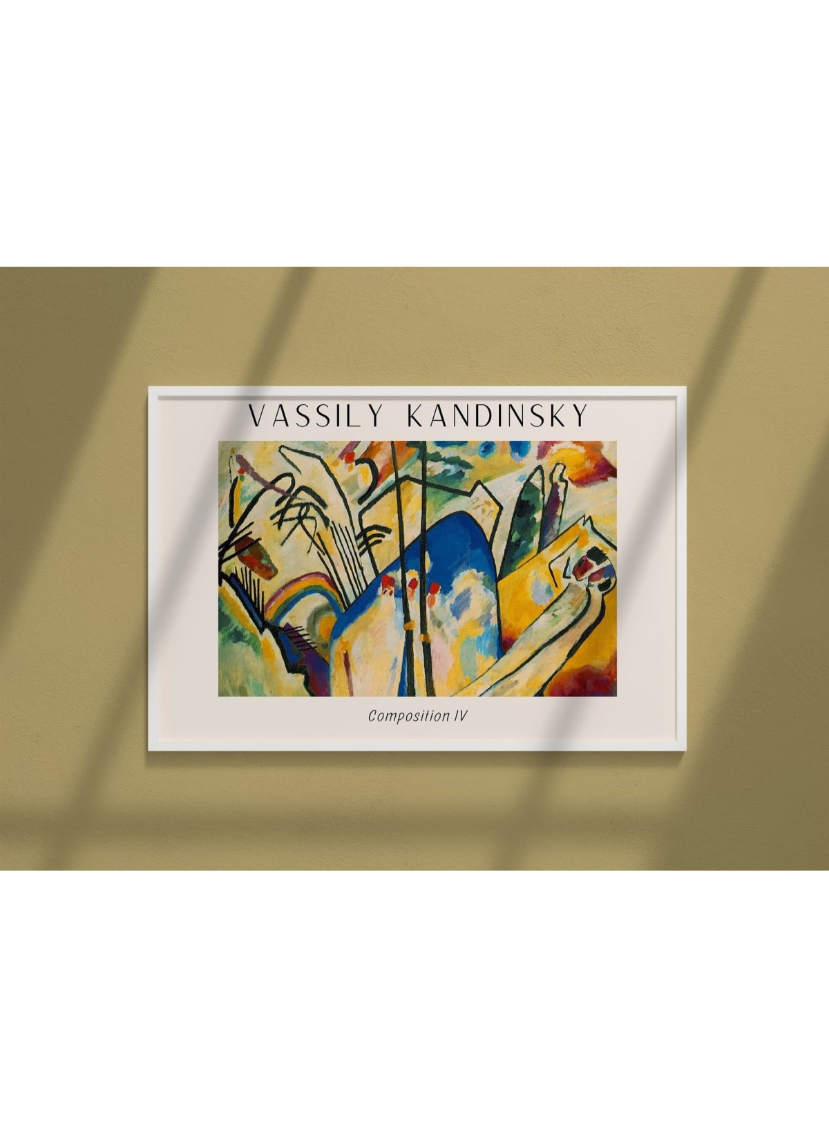 Affiche Vassily Kandinsky Composition IV