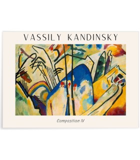 Affiche Vassily Kandinsky Composition IV