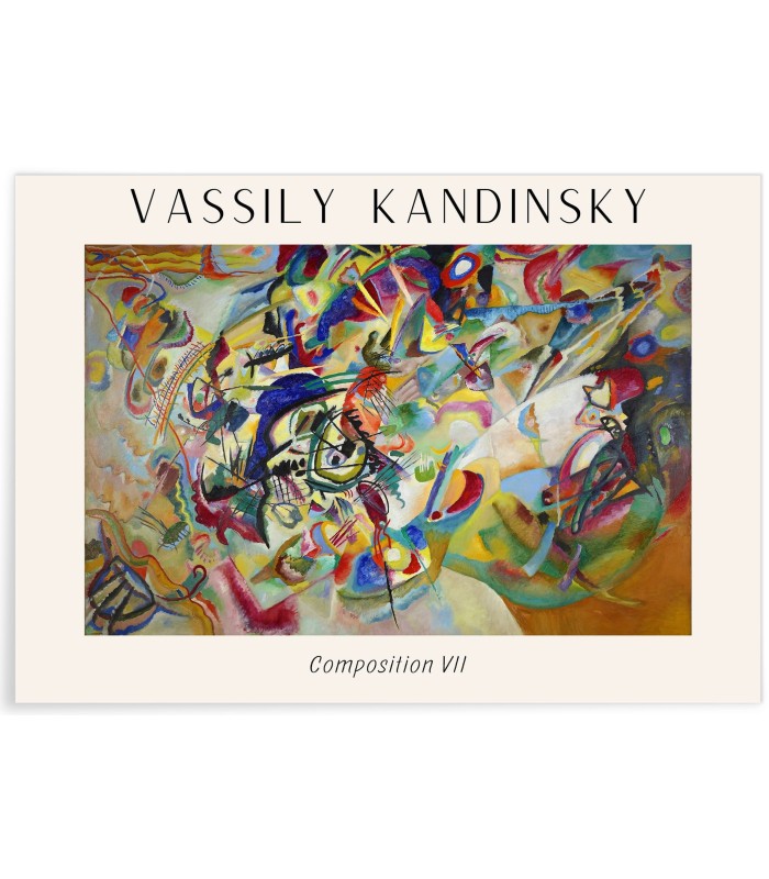 Affiche Vassily Kandinsky Composition VII