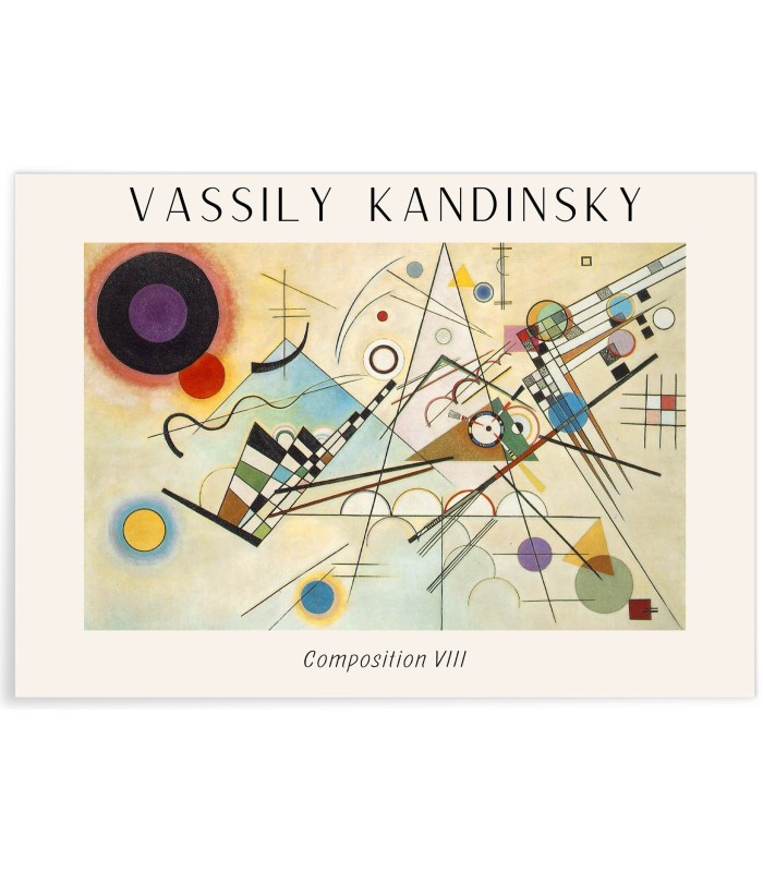 Affiche Vassily Kandinsky Composition VIII