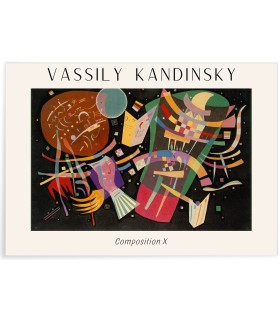 Affiche Vassily Kandinsky Composition X
