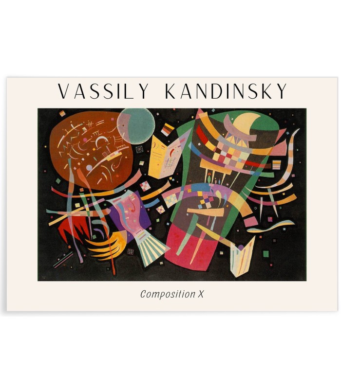 Affiche Vassily Kandinsky Composition X
