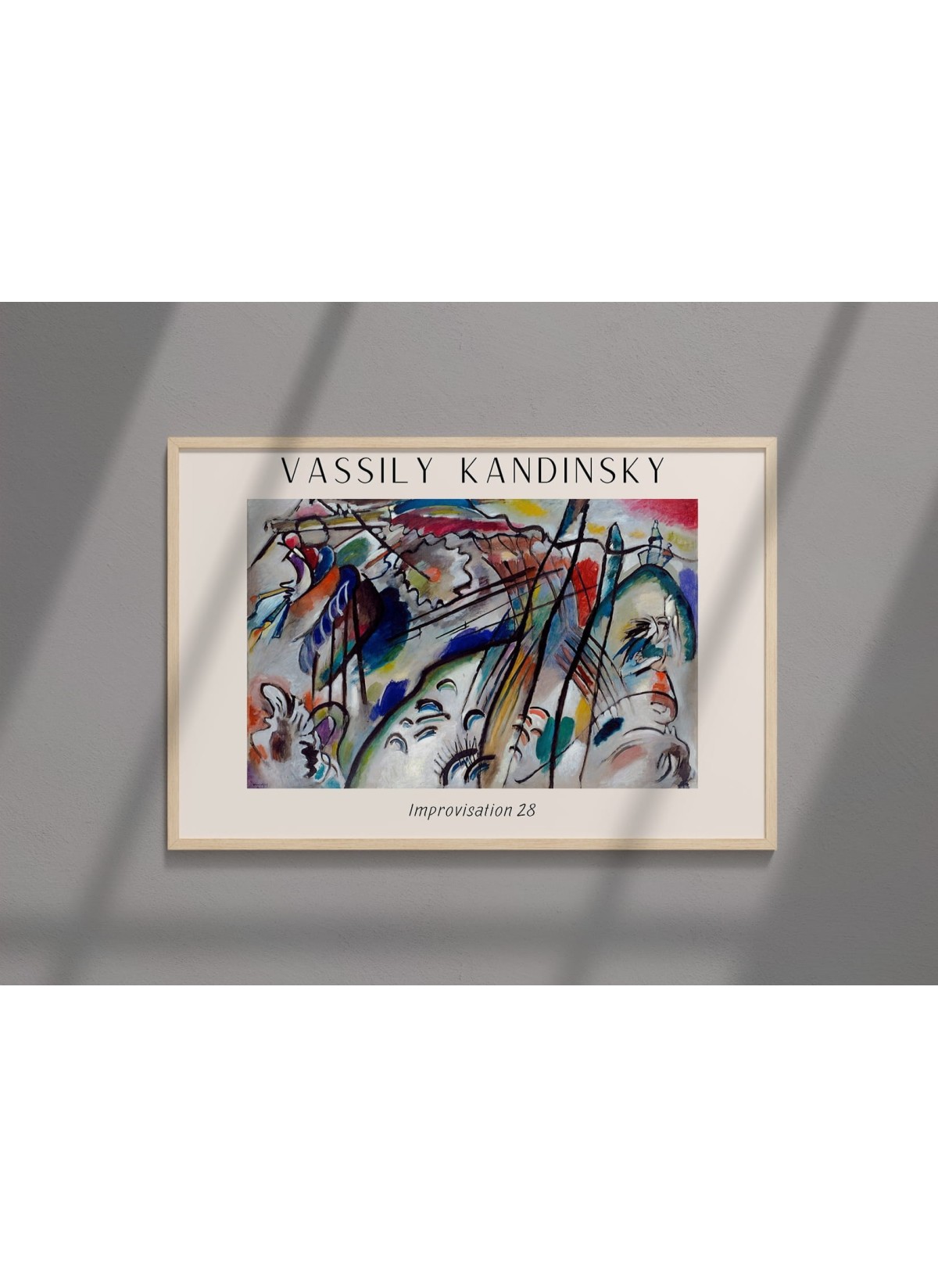 Affiche Vassily Kandinsky Improvisation 28