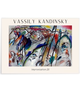 Affiche Vassily Kandinsky Improvisation 28
