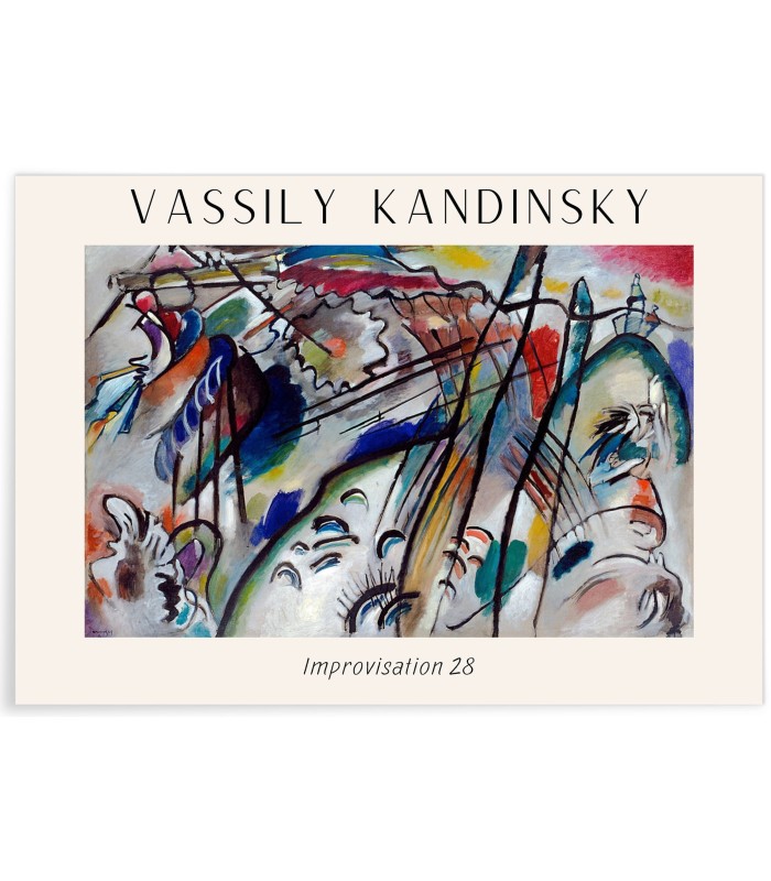 Affiche Vassily Kandinsky Improvisation 28