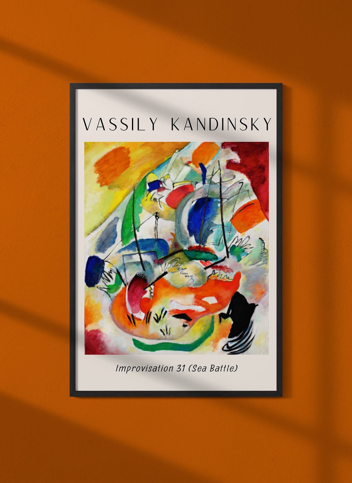 Affiche Vassily Kandinsky Improvisation 31 (Sea Battle)