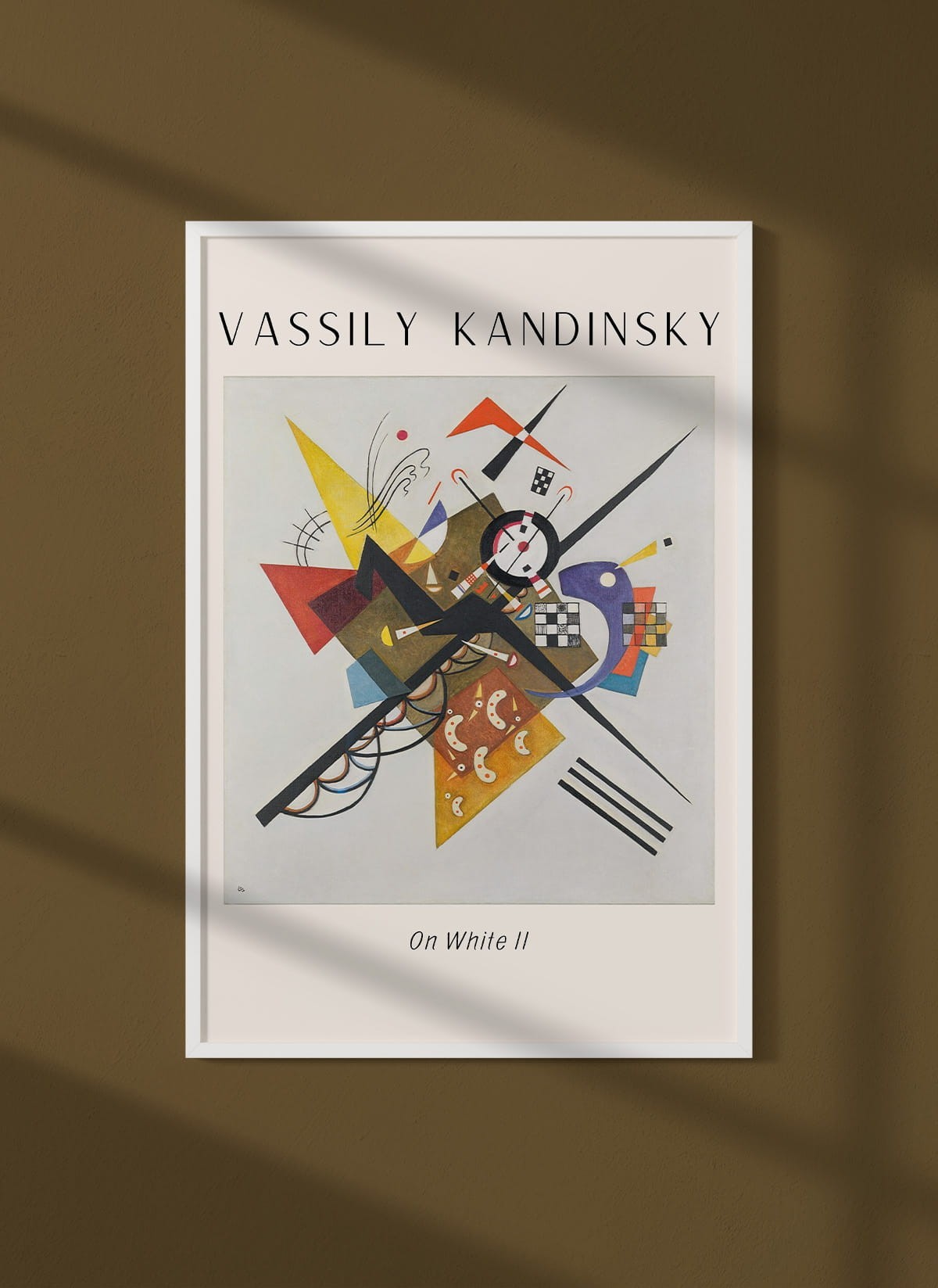 Affiche Vassily Kandinsky On White II