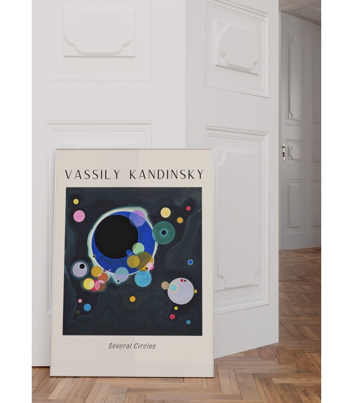 Affiche Vassily Kandinsky Several Circles