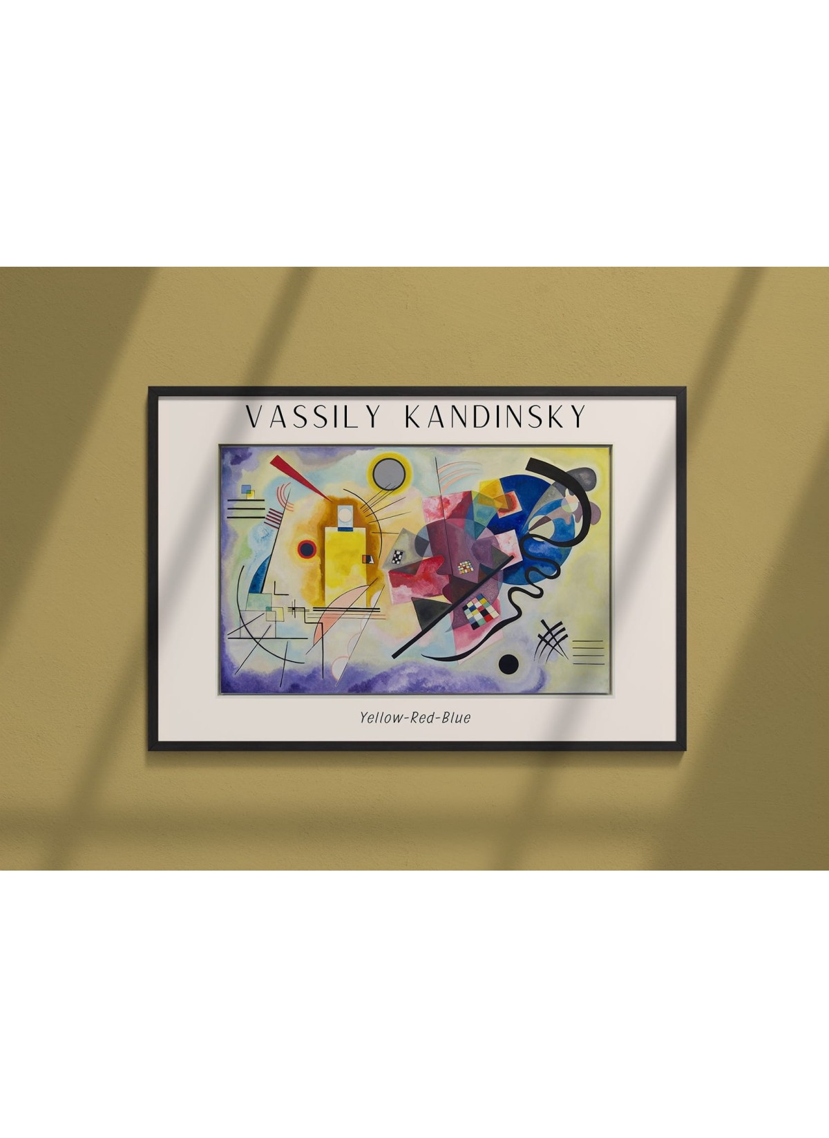 Affiche Vassily Kandinsky Yellow-Red-Blue