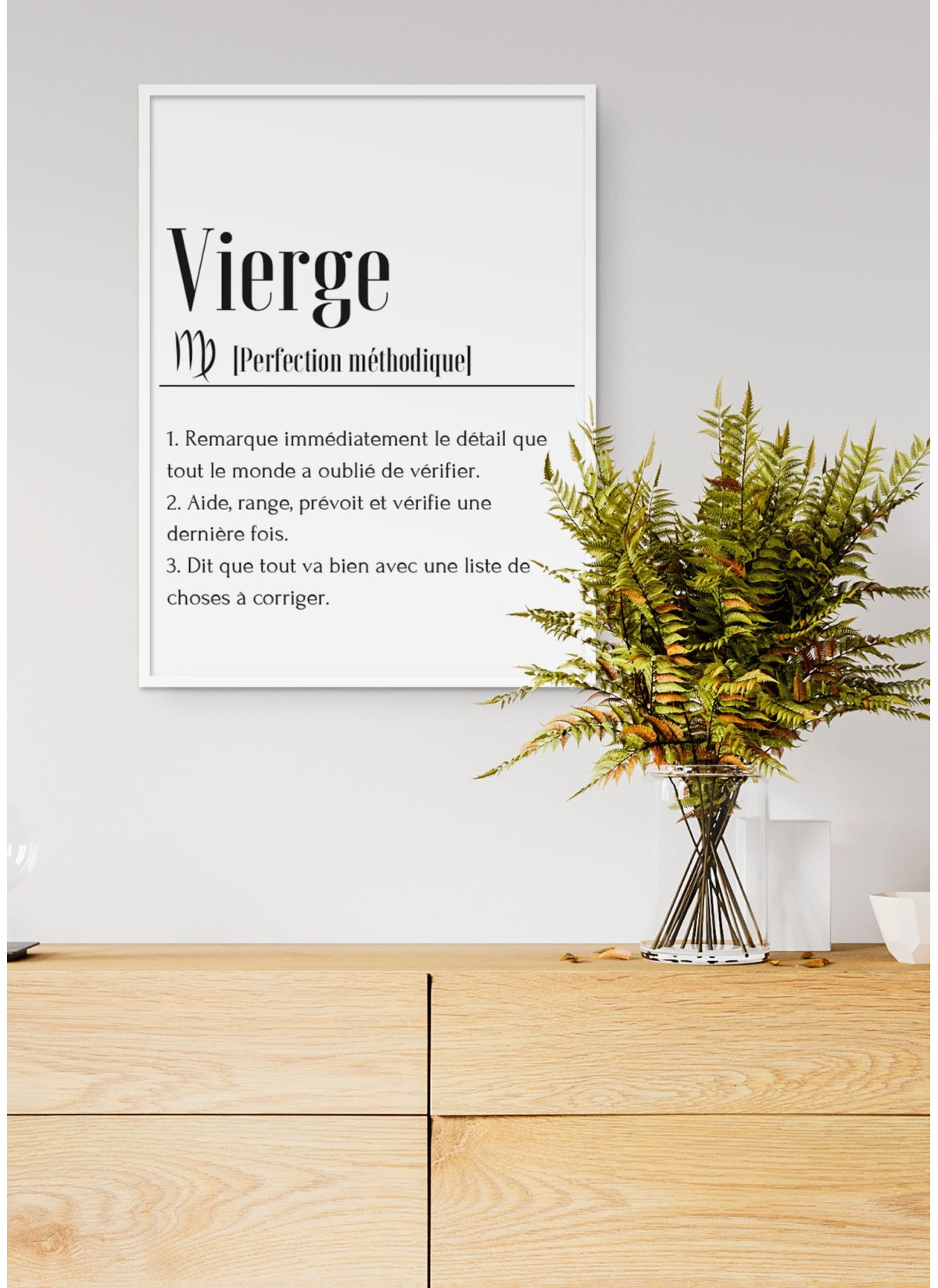 Affiche Définition Vierge