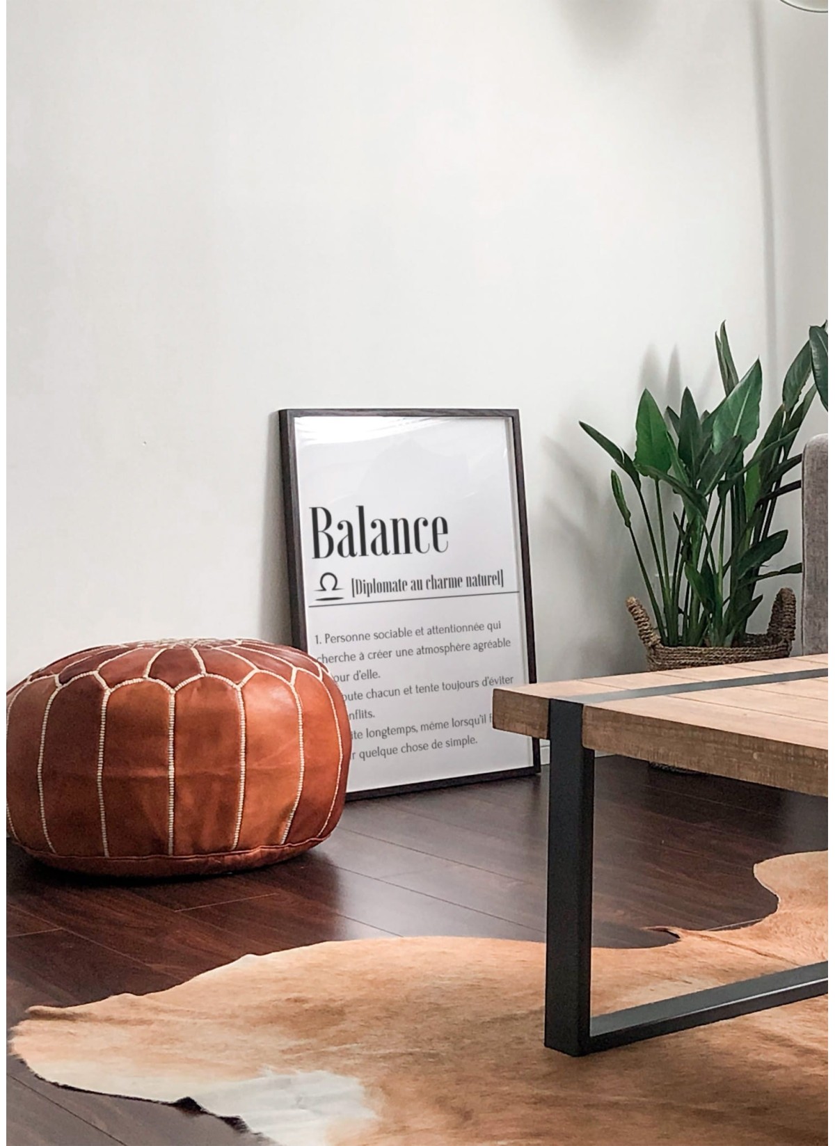 Affiche Définition Balance