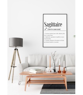 Affiche Définition Sagittaire