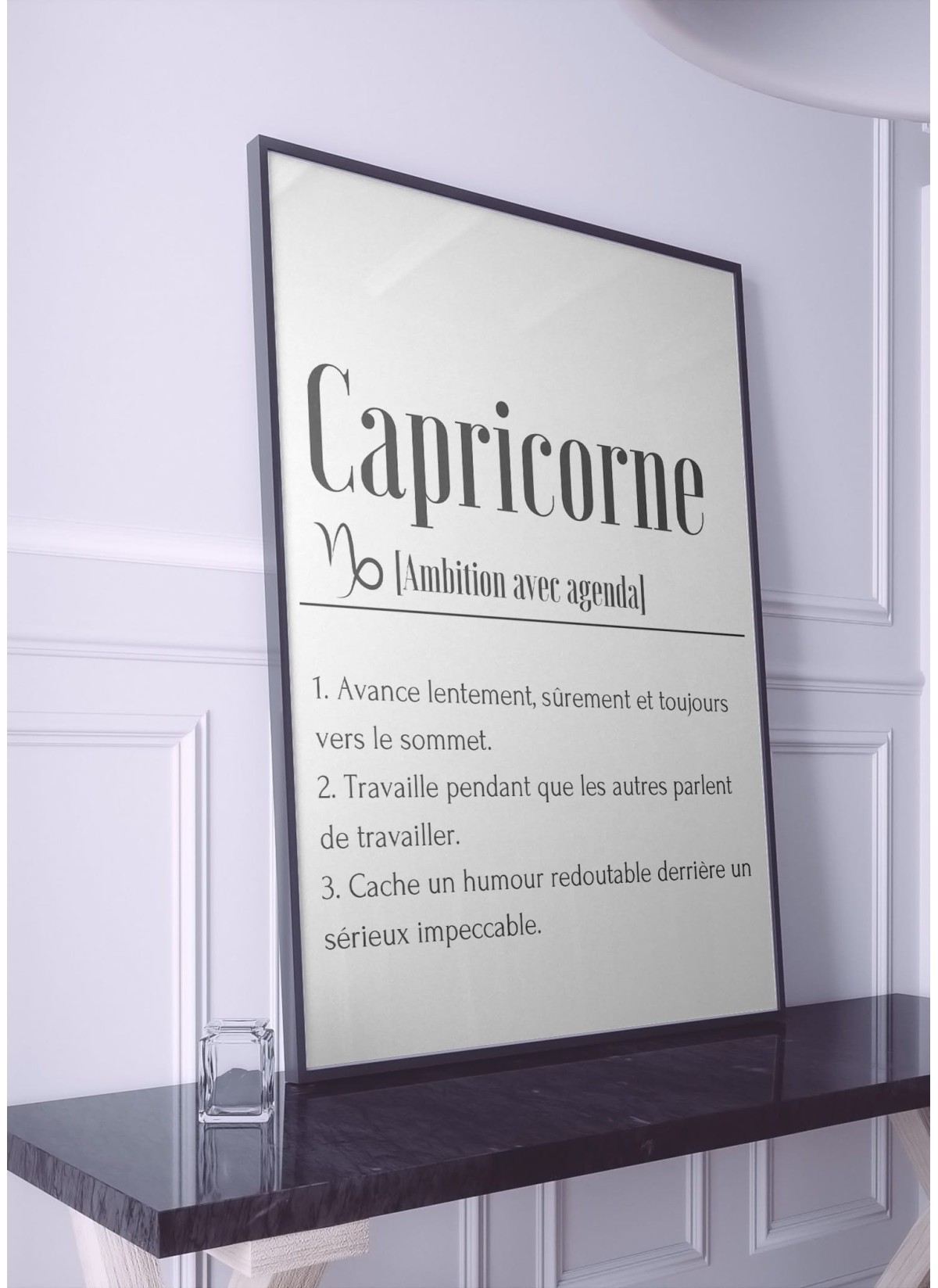 Affiche Définition Capricorne
