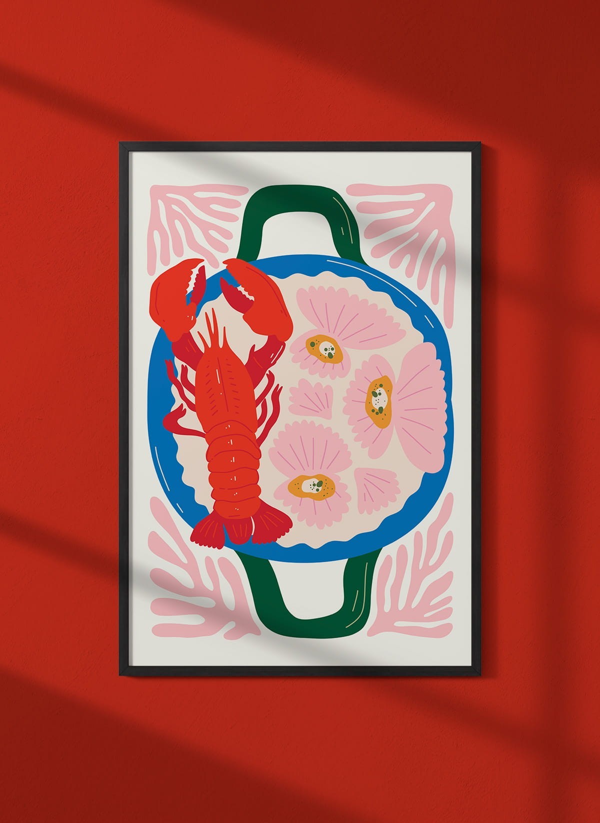 Affiche Homard & Coquilles