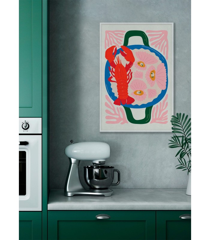 Affiche Homard & Coquilles