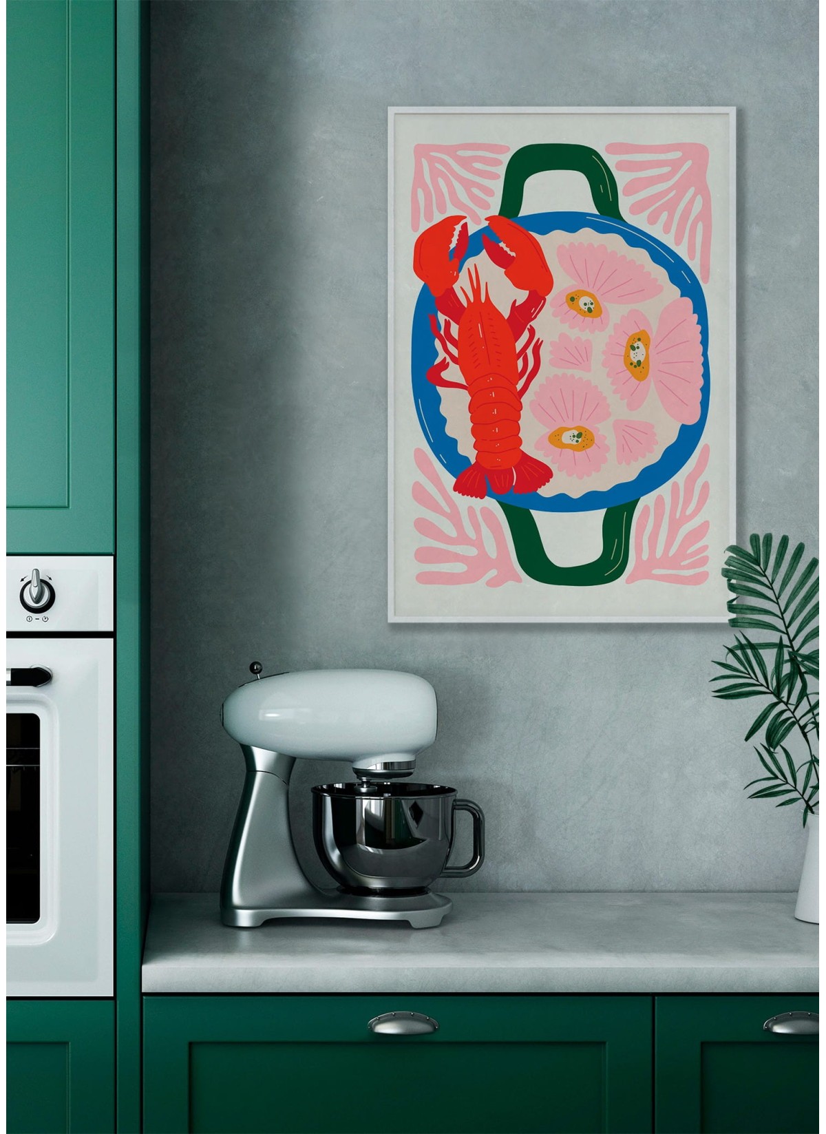 Affiche Homard & Coquilles