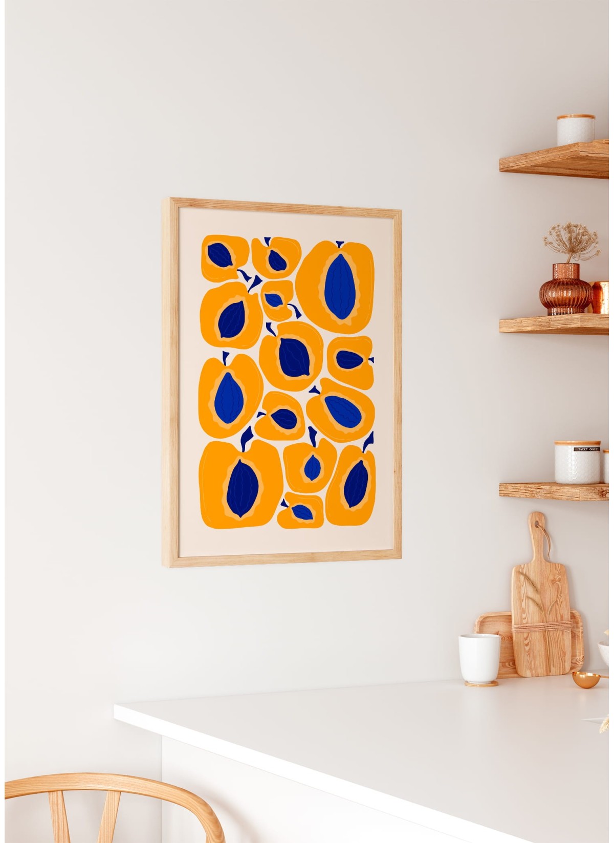 Affiche Papayes Exotiques