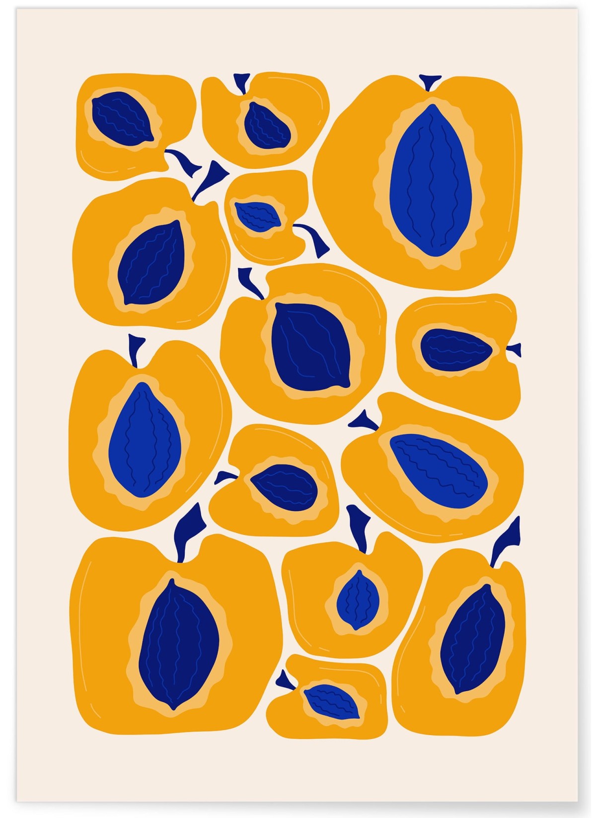 Affiche Papayes Exotiques