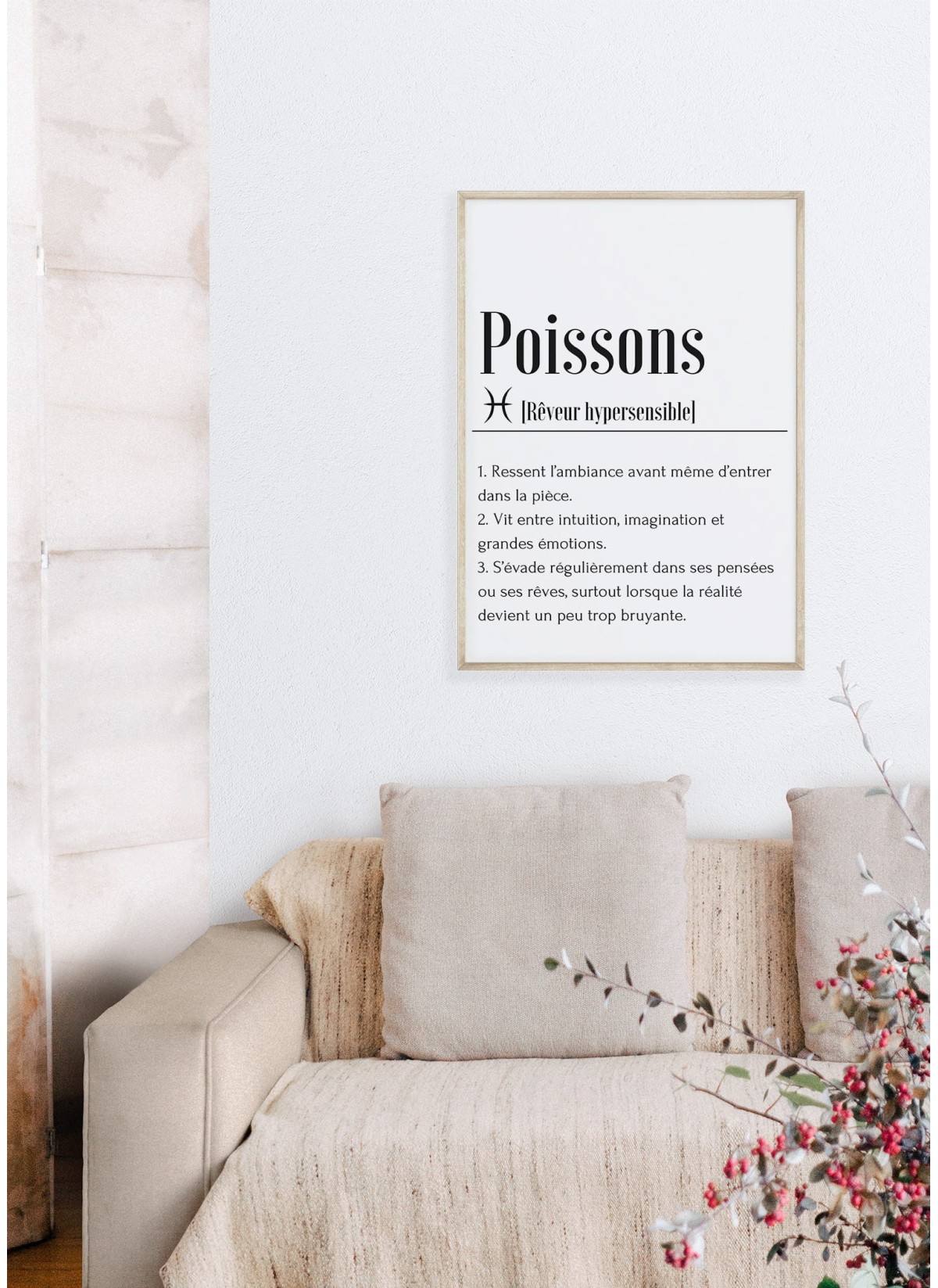 Affiche Définition Poissons
