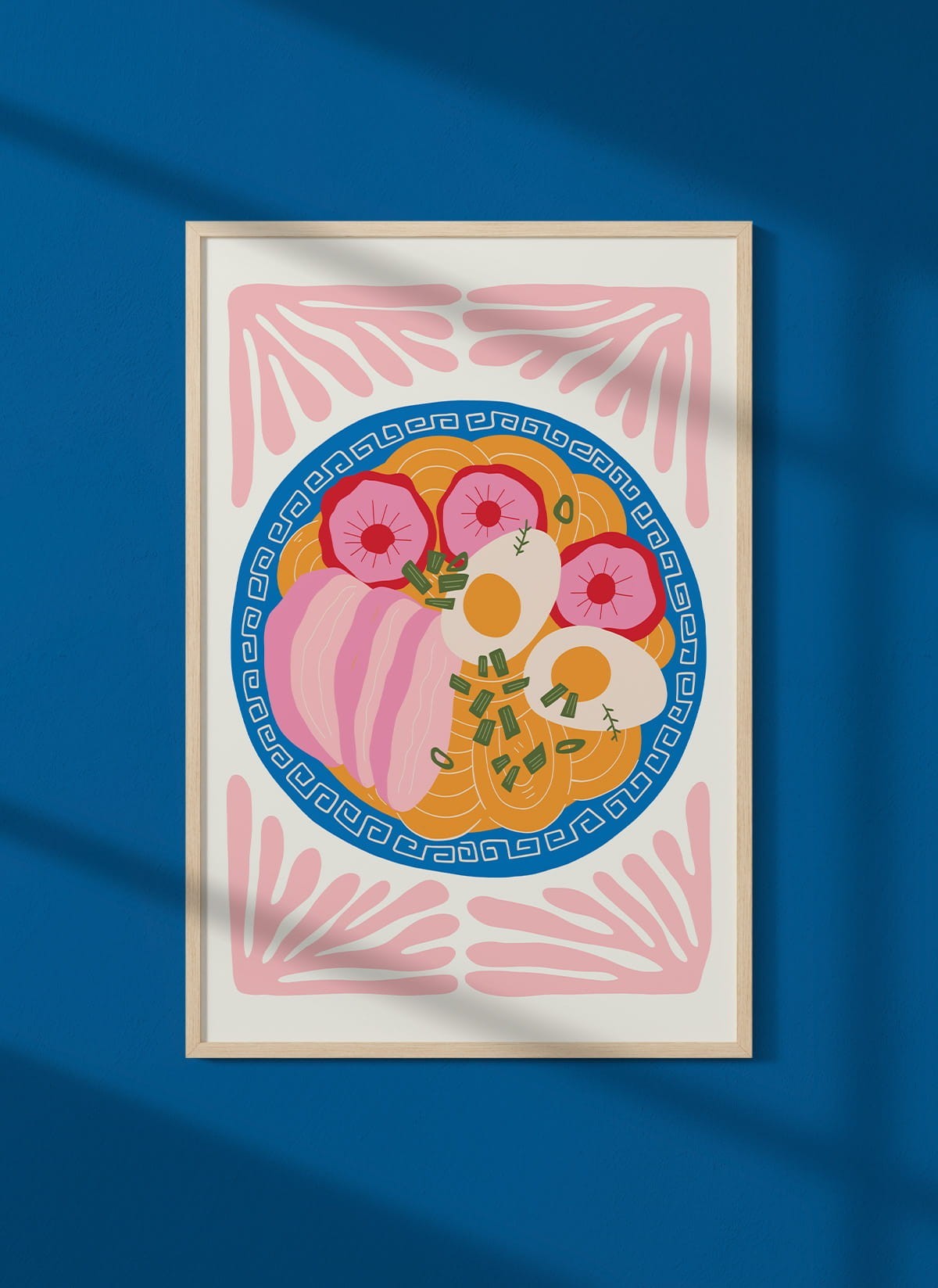 Affiche Assiette de Nouilles Asiatiques