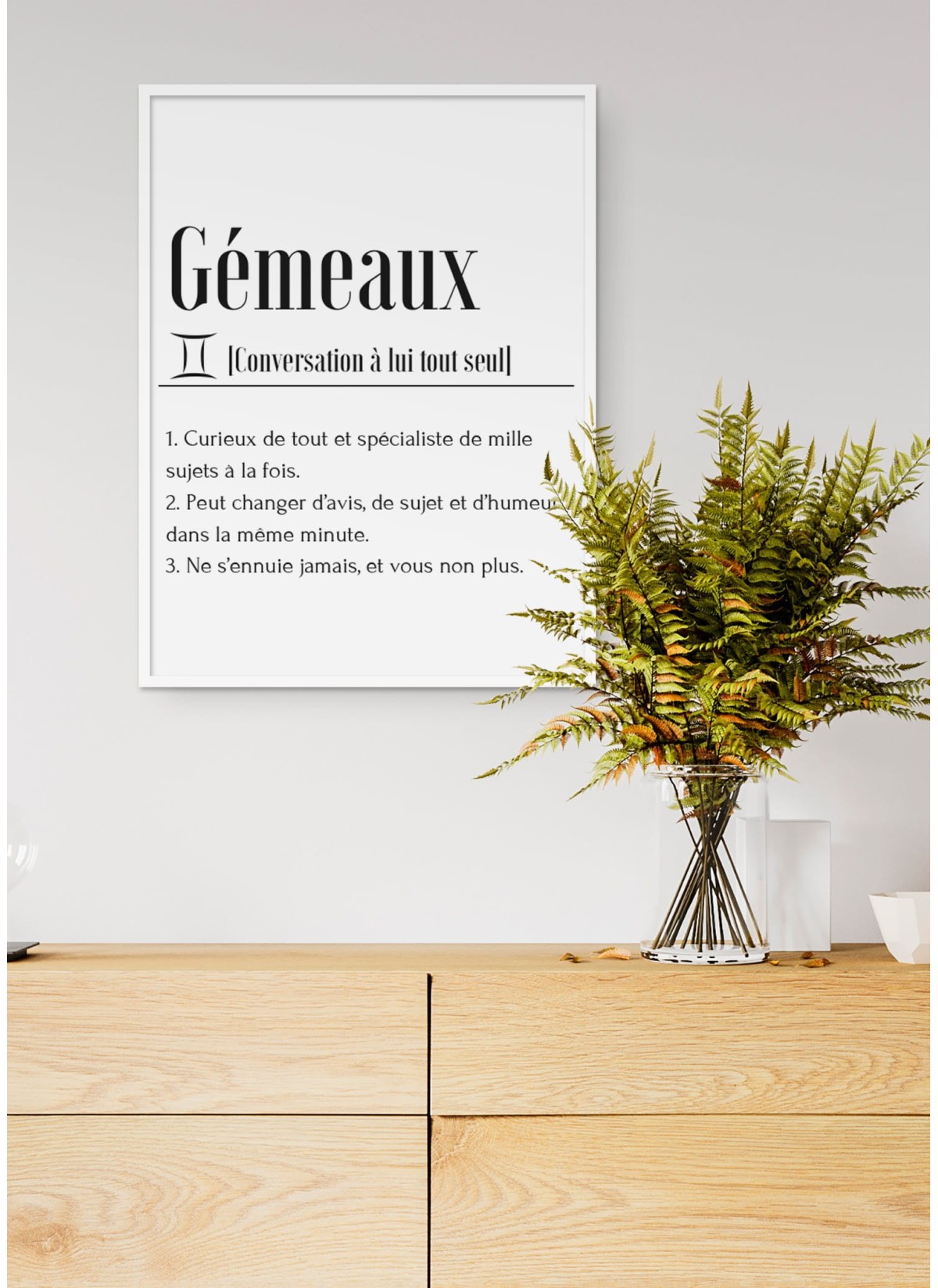 Affiche Définition Gémeaux