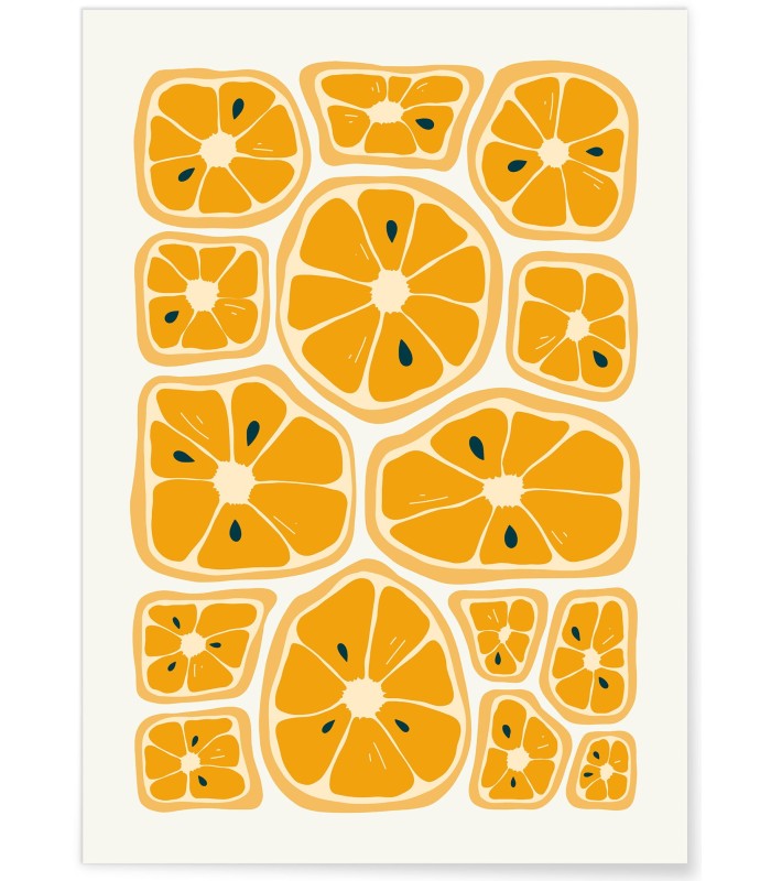 Affiche Rondelles d'Oranges